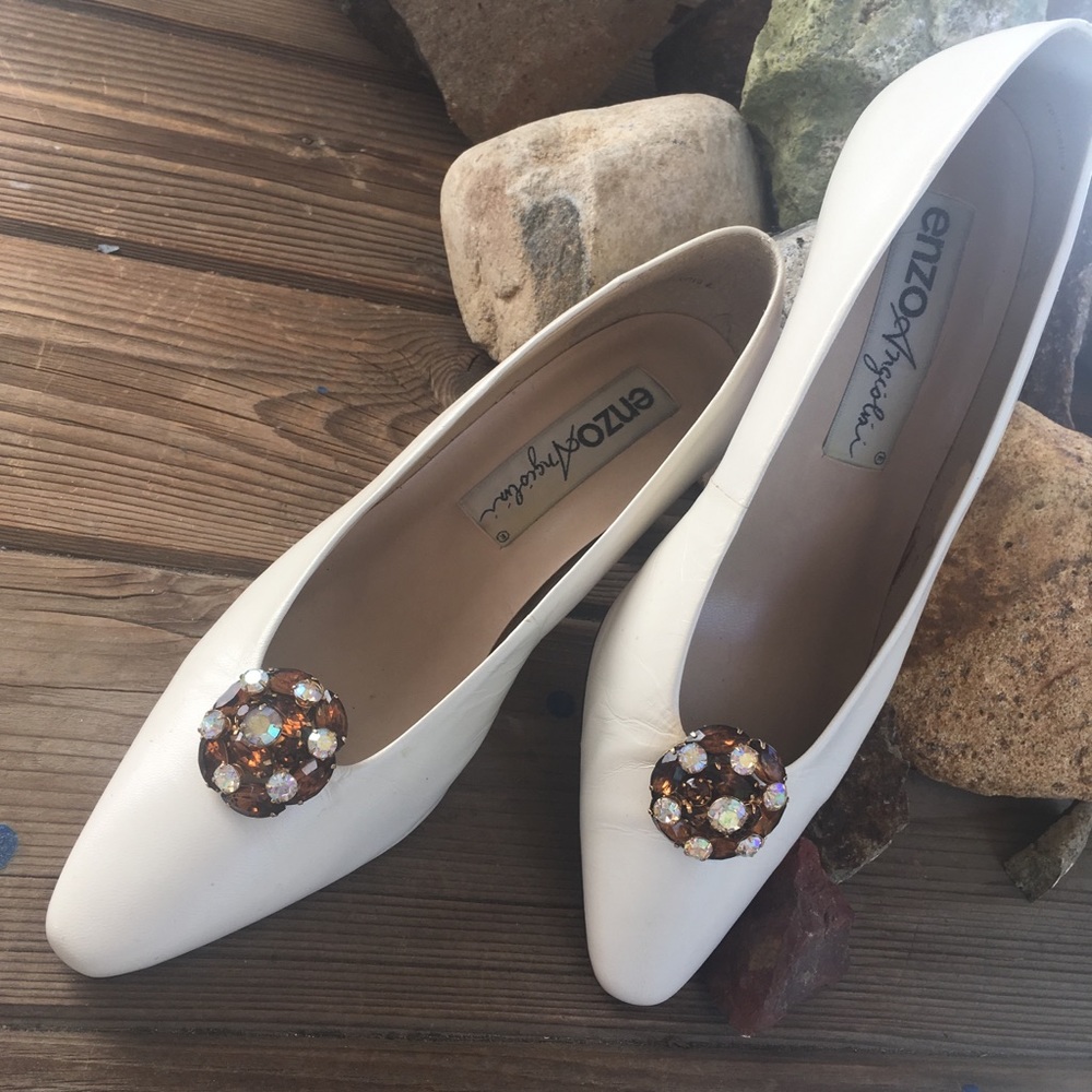 Rhinestone shoe clips upcycled vintage jewelry